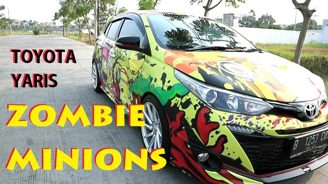 Toyotayaris Cutting Sticker Zombie Minions Youtube