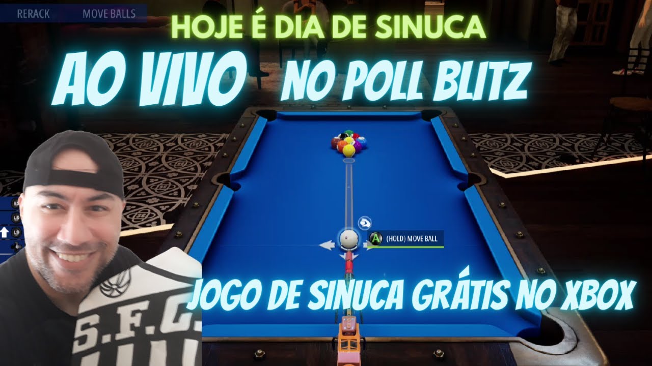 POOL BLITZ AO VIVO🎮 - JOGO DE SINUCA GRÁTIS DO XBOX ONE 