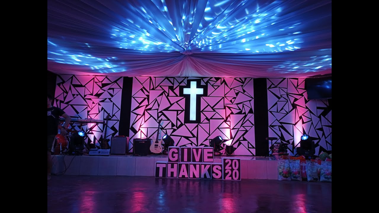 Church Thanksgiving Preparation - Church Design (MODERN BACKDROP DESIGN ...