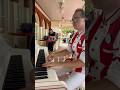Grayson playing a funny song