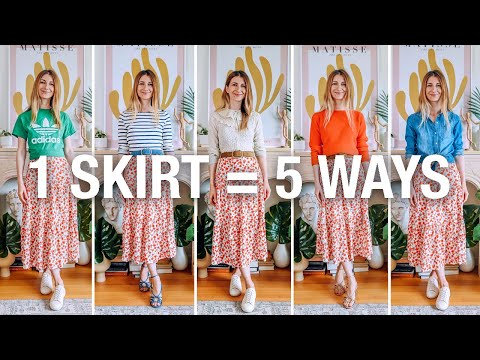 How To Style A Floral Skirt For The Spring Summer Seasons - Deni Kiro