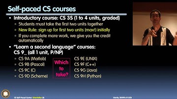 UC Berkeley Computer Science Self-Paced Orientation (pt 2/6)