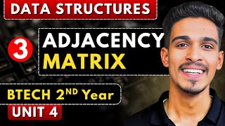 Lec 3 | Graph Representation ( Adjacency Matrix ) | Data Structures | BTech 2nd Year