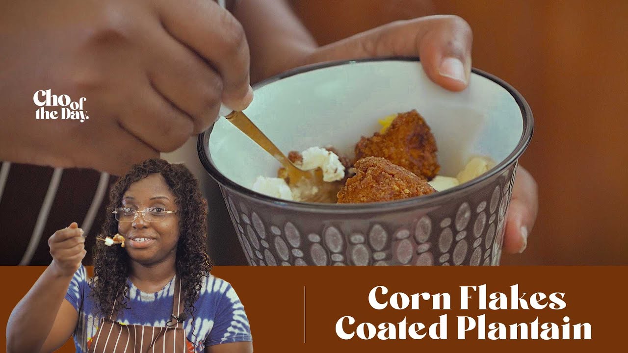 Corn Flakes Coated Plantain Is Something You Should Try!! GOAT Food!❤️❤️❤️