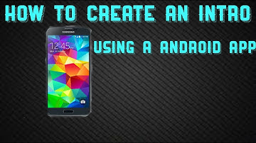 How to make a simple intro on Android device app