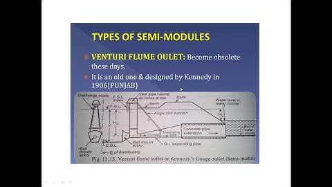 Design of Hydraulic Structures Lecture 24 Canal Modules
