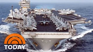 US Navy shot down barrage of drones and missiles over Red Sea