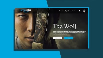 Amazon Prime landing  page Design | Complete Movie Landing Page Website Design | Html &  CSS