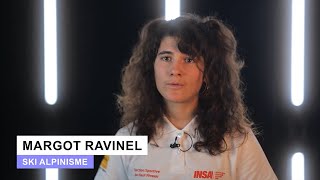 Margot Ravinel, étudiante sportive de haut-niveau à lINSA Lyon. Discipline :  Ski alpinisme