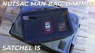 Nutsac Man-Bag, Dammit Review: Comparison with the Satchel 15 (BEST EDC BAG?)  - YouTube