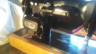 Singer 201k ELECTRIC SEWING MACHINE serial number EL323671.  5/6/2019 SEWS BRILLIANTLY