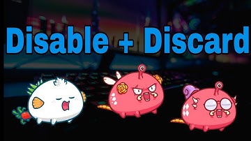 DOUBLE BUG TEAM | DISABLE + DISCARD | AXIE INFINITY GAMEPLAY