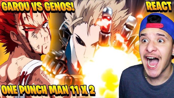 GAROU VS GENOS 🔥😱 React One Punch Man EP. 11 DUBLADO Temporada 2 