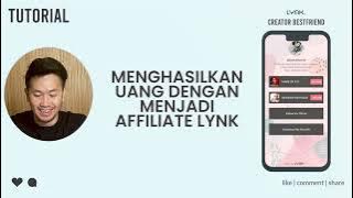 Cara Menghasilkan Uang dengan fitur Affiliate dengan rebahan aja | Tutorial Lynk.id