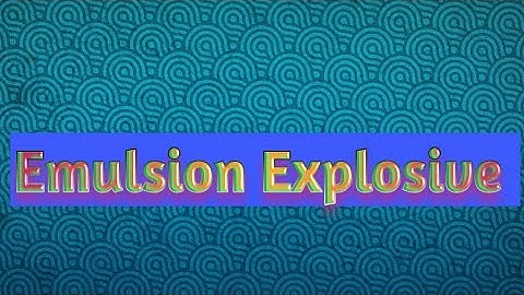 Emulsion Explosive/Opencast mining /Blasting