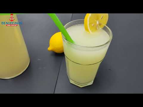 Ev yapımı orijinal pastane tadında limonata tarifi limonata nasıl yapılır pratik limonata tarifi