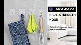 Multipurpose Strong Small Stainless Steel Adhesive Wall Hooks