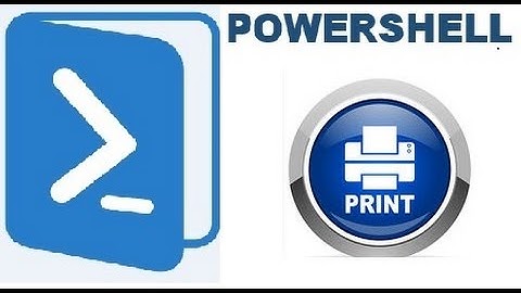 Script Powershell - Imprimantes sur un poste de travail distant (Printers on remote computer)
