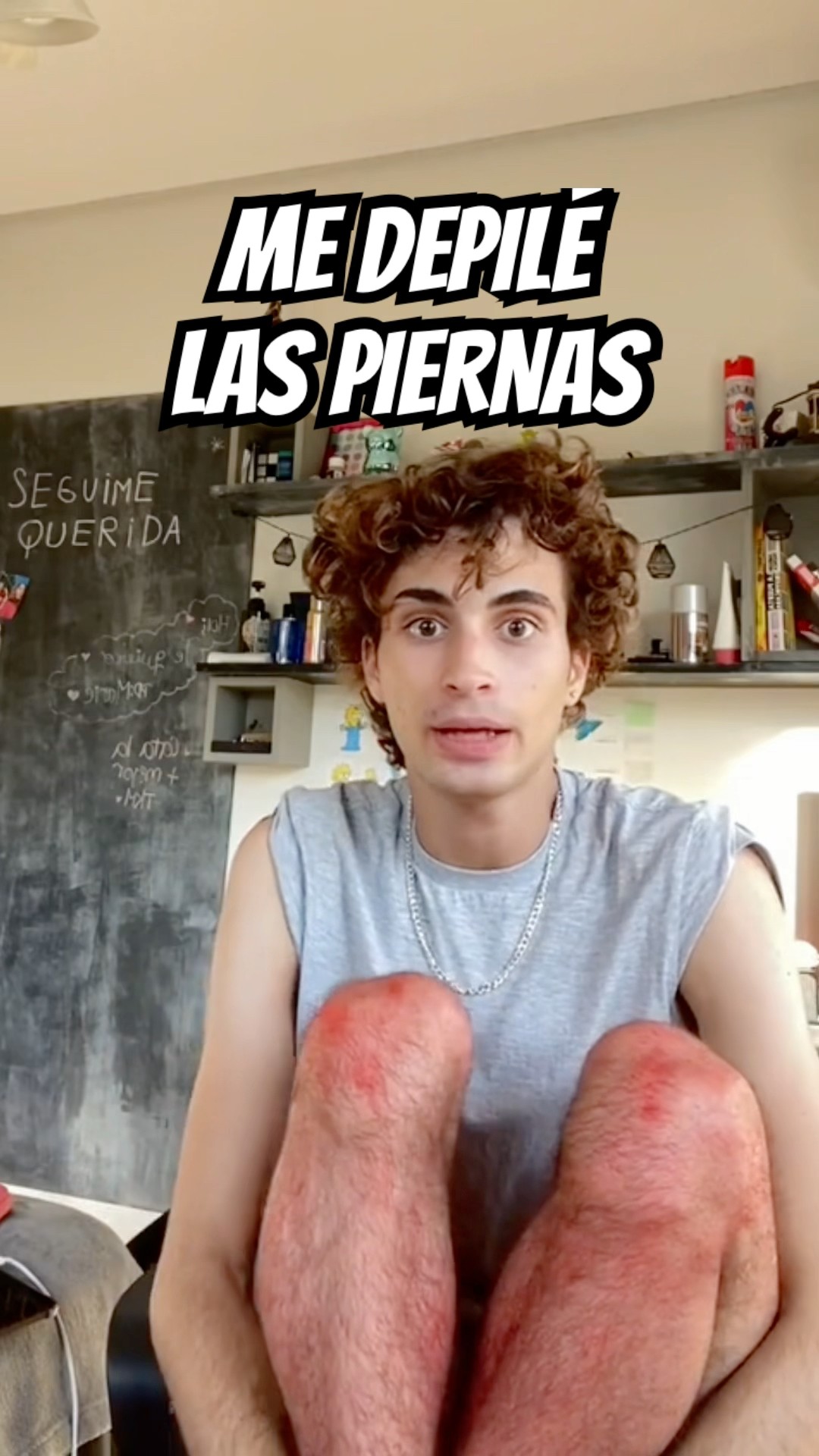 ME DEPILÉ LAS PIERNAS (SALE MAL)