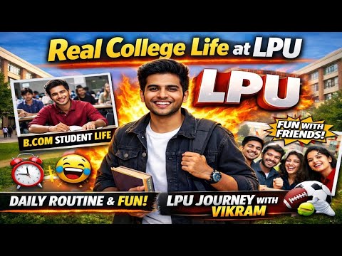 Lpu Blog Video Real College Life at LPU | B.Com Student Daily Routine & Fun with ...