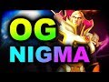 NIGMA vs OG - WHAT A GAME! - Gamers Without Borders DOTA 2