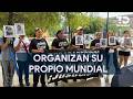 Colectivo de búsqueda organiza el "Mundial por los Desaparecidos" en el centro de Monterrey