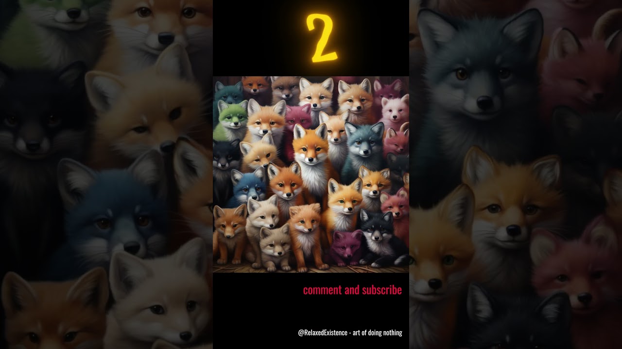 Baby foxes... How many...? Are you fast? We will check it daily ...