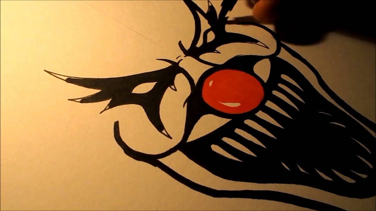 How to Draw An Evil Clown II - YouTube