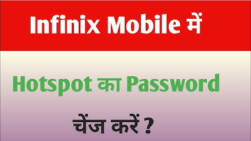 Infinix Mobile Me Hotspot Ka Password Kaise Change Kare | How To Change Hotspot Password in Infinix