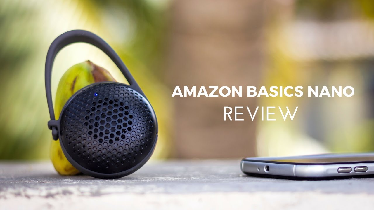 This AmazonBasics nano Bluetooth speaker gives you six hours of music for $8