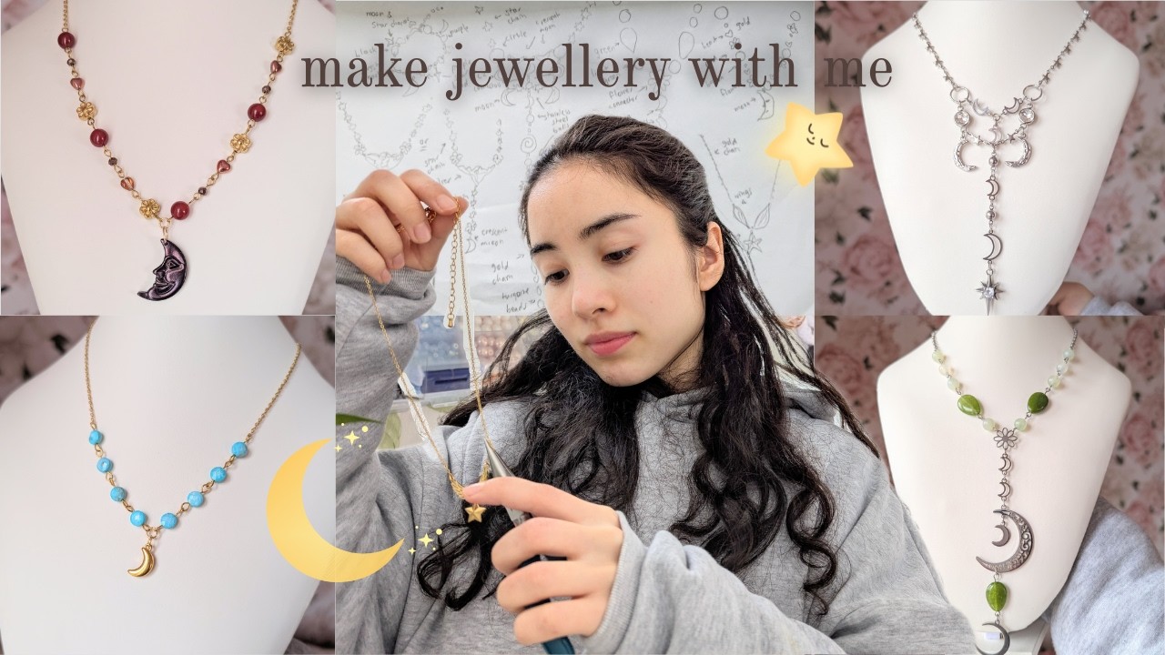 DESIGNING A CELESTIAL THEMED JEWELLERY COLLECTION (from sketch to finished product)