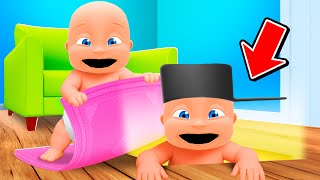 Baby & Brother Find SECRET ROOM!