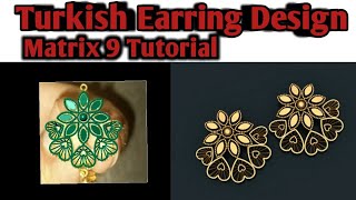 how to create a turkish earring in matrix 9/matrix 9 gemvision tutorial screenshot 5