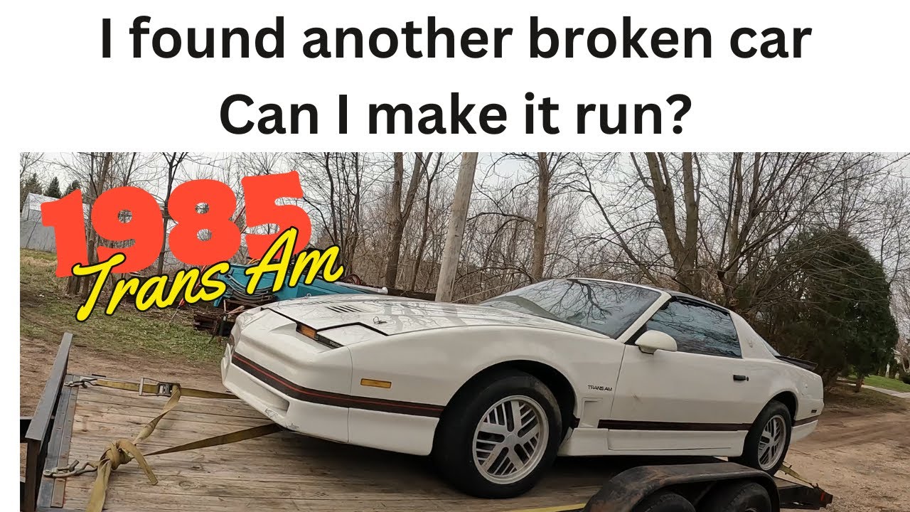 Как думаешь, мне досталась хорошая машина? Pontiac Trans Am Project 1985 года, часть 1