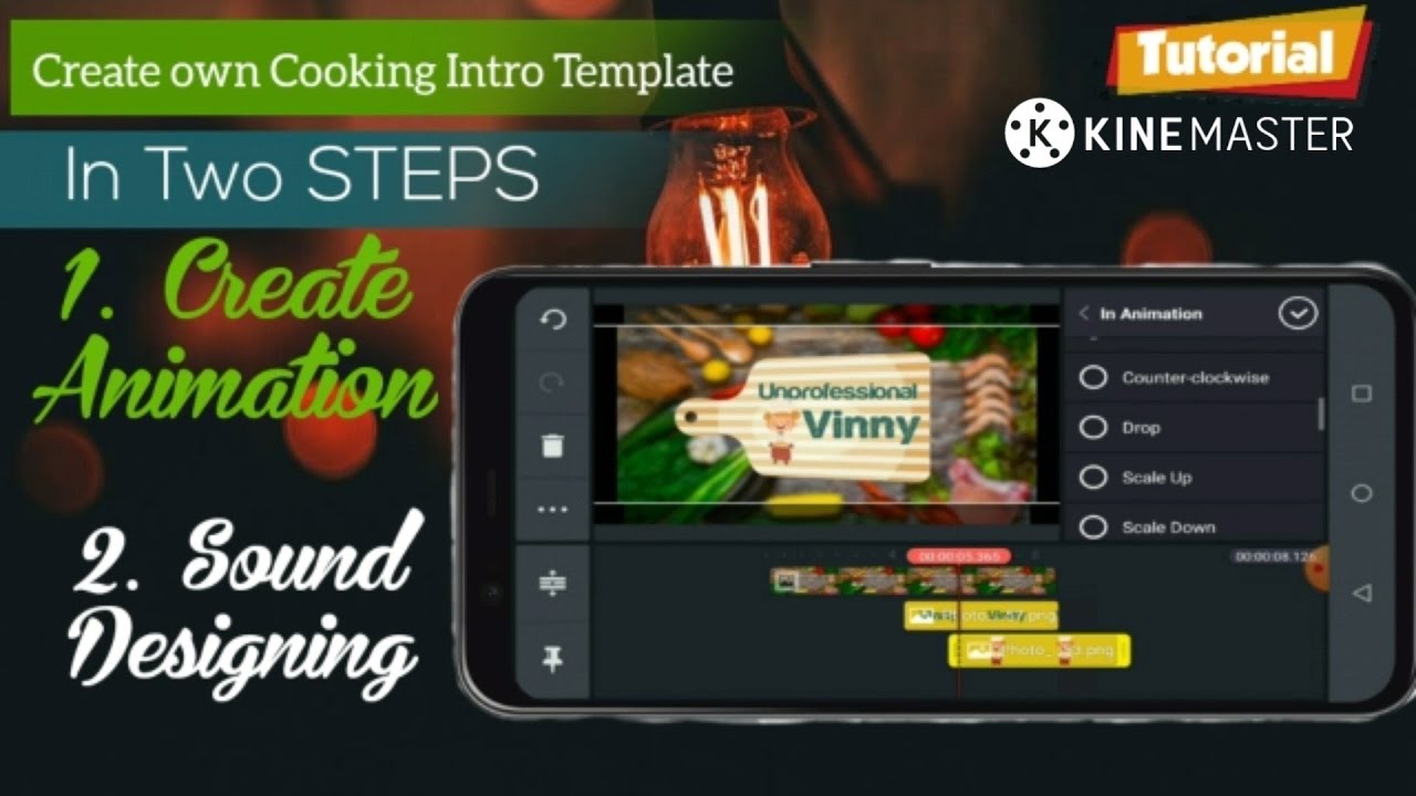 How to make Professional Cooking intro only in just two steps in ...