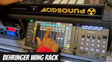 SOUND SYSTEM SET UP WITH BEHRINGER WING RACK