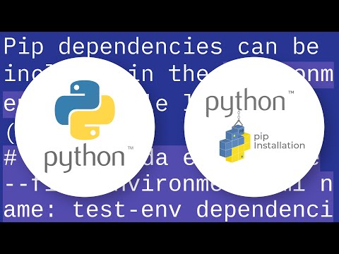 Combining conda environment.yml with pip requirements.txt