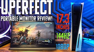 UPERFECT  1080p IPS 144hz Portable Monitor Review! (M173J04)