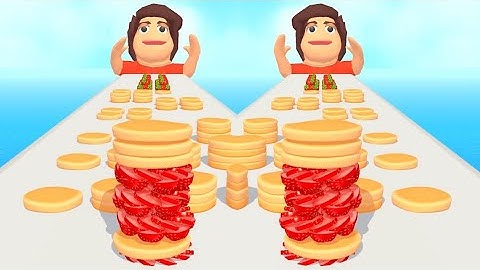 PANCAKE RUN 🥞🔥- All Levels Gameplay Android, iOS v.14
