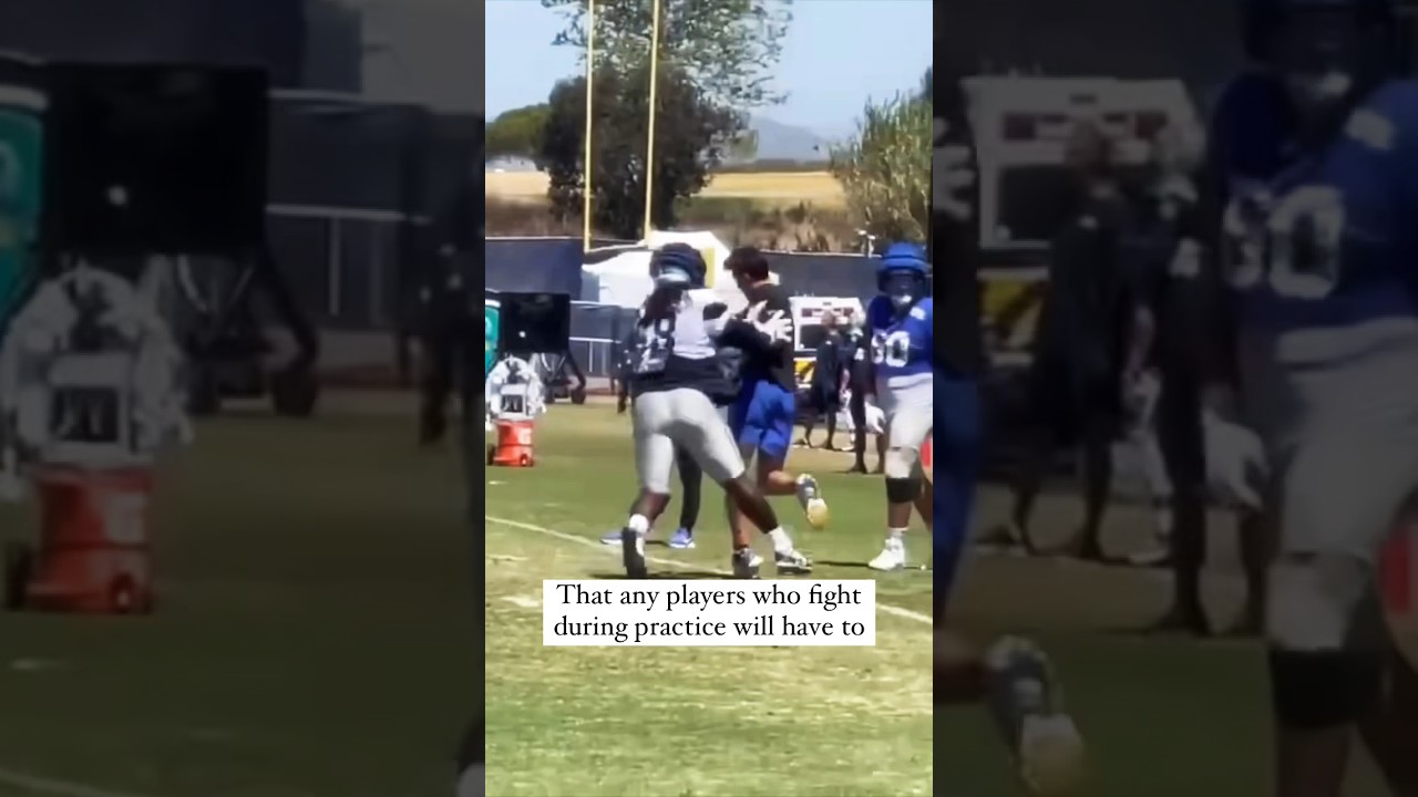 Вот почему игроки НФЛ дерутся на тренировках! 