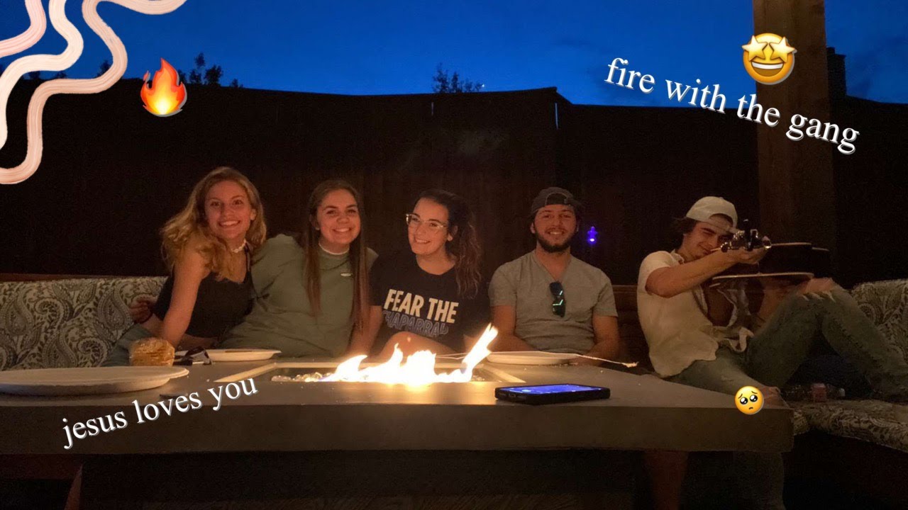 s'mores with the gang, foe