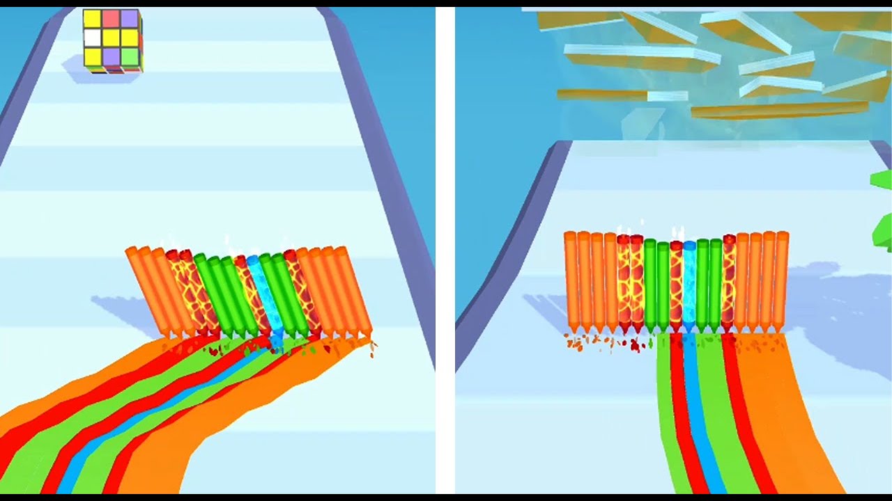 Pencil Rush 3D Gameplay All Levels Walkthrough Android New Game Update Max Pro