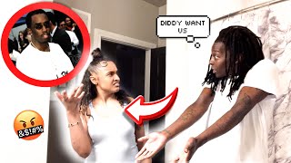 WE GOT INVITED TO A P.DIDDY PARTY PRANK ON FIANCÉ “SHE WASNT HAVING IT”