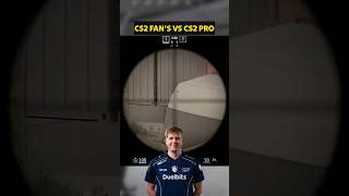 CS2 Fan's VS CS2 Pro's 🤯...#cs2shorts #cs2clip #cs2highlights #cs2pro #csgofans