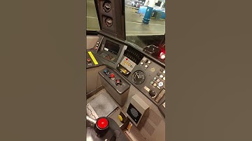 I got inside the cab of this Class 92 hauling the Caledonian Sleeper #trains #trainspotting #raileay