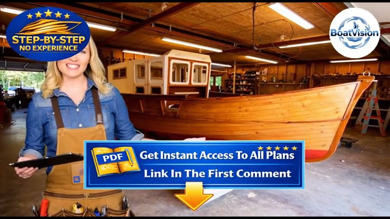 Legendary Wooden Tugboat Build From Scratch - Your Simple Dream Boat Project Plans