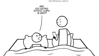 Potato Chips in Bed