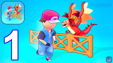 Poke Zoo - Gameplay Walkthrough Part 1 Tutorial Monster Animals Zoo Camping (iOS,Android)