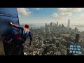 Marvel's Spider-Man (PS4) - Free Roam Web Swinging Gameplay - HD