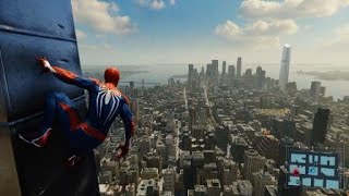 Marvel's Spider-Man (PS4) - Free Roam Web Swinging Gameplay - HD